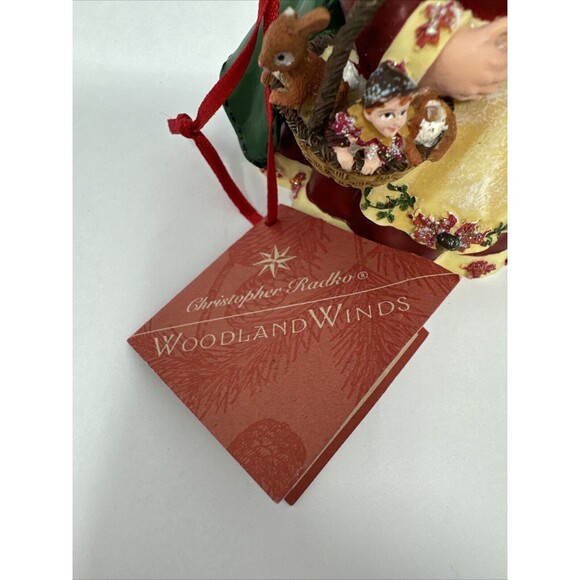 Christopher Radko Woodland Winds Nana Leaf Enchanting Friends Ornament - Picture 2 of 8